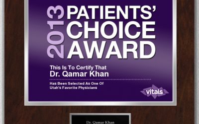 Received The 2013 Patients’ Choice Award!