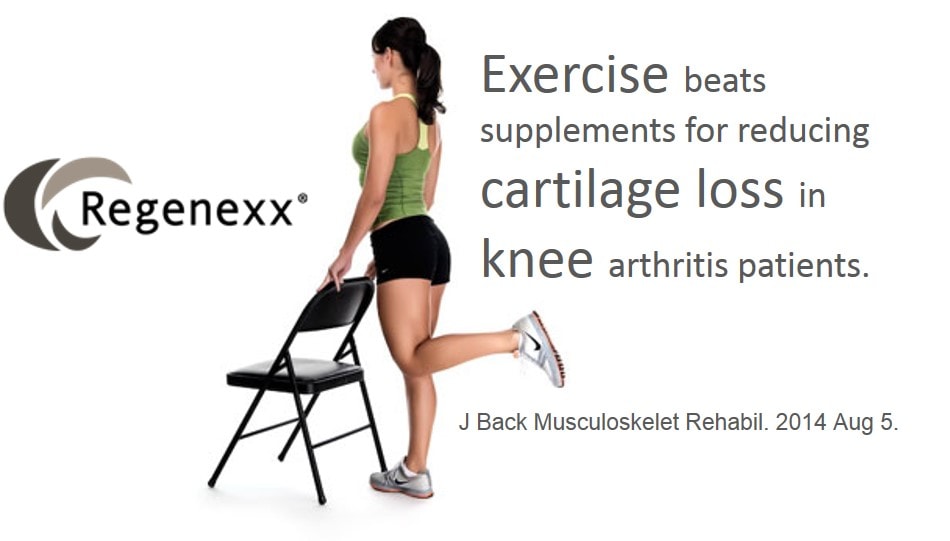 Knee Arthritis Natural Treatments? Exercise beats Glucosamine in Protecting Cartilage!